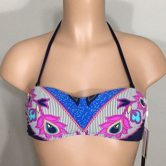 Trina Turk bandeau bikini top. NWT - Picture 2 of 8